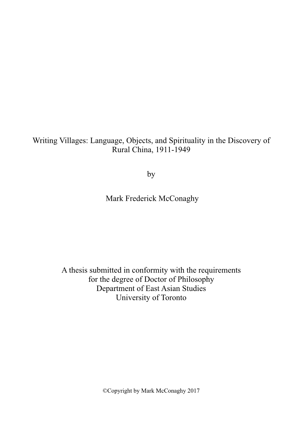 Mcconaghy Dissertation