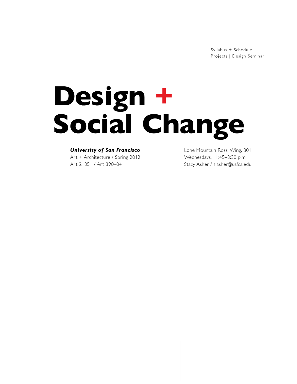 Design + Social Change