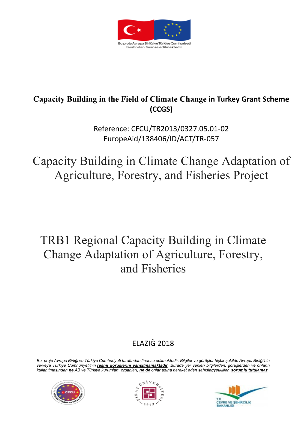 Trb1 Regional Climate Change Adaptation Strategic Plan