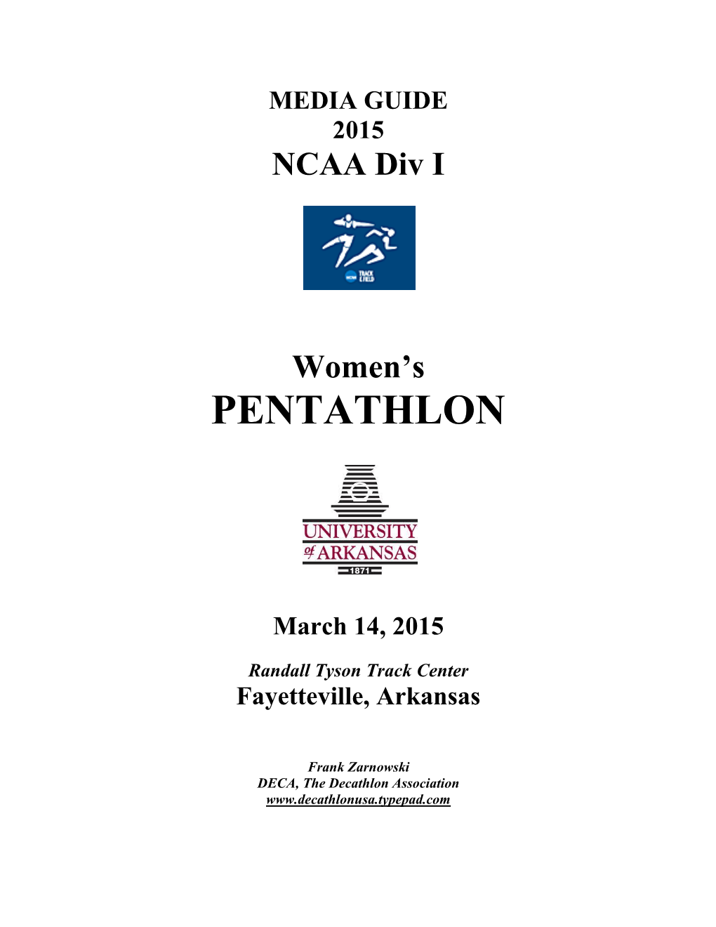 2015 NCAA I W Pentathlon