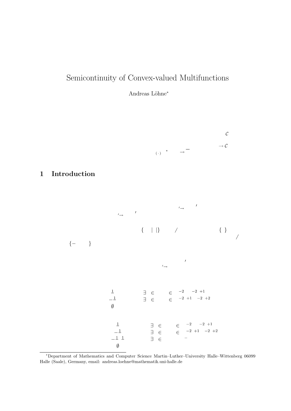 Semicontinuity of Convex-Valued Multifunctions