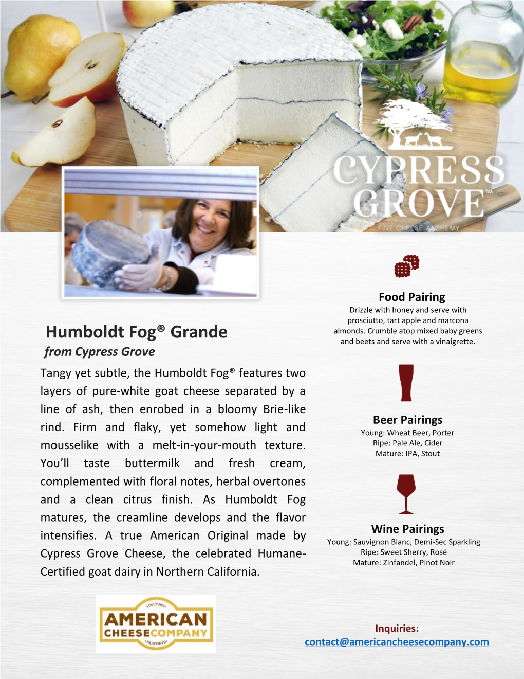 Humboldt Fog® Grande and Beets and Serve with a Vinaigrette