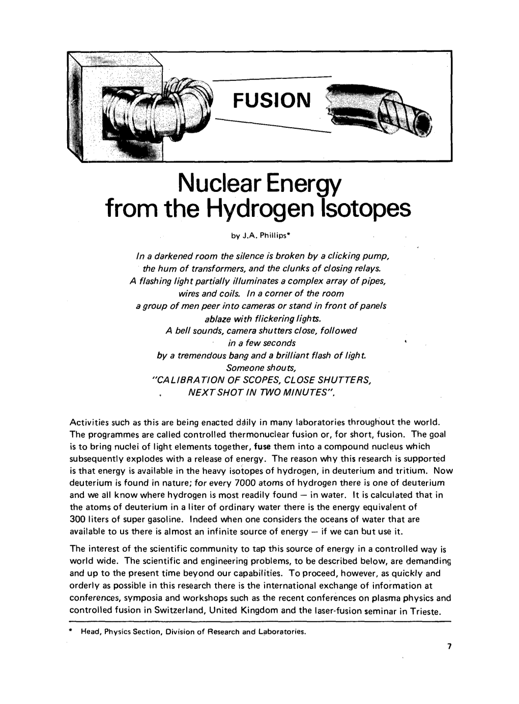 Nuclear Energy from the Hydrogen Isotopes