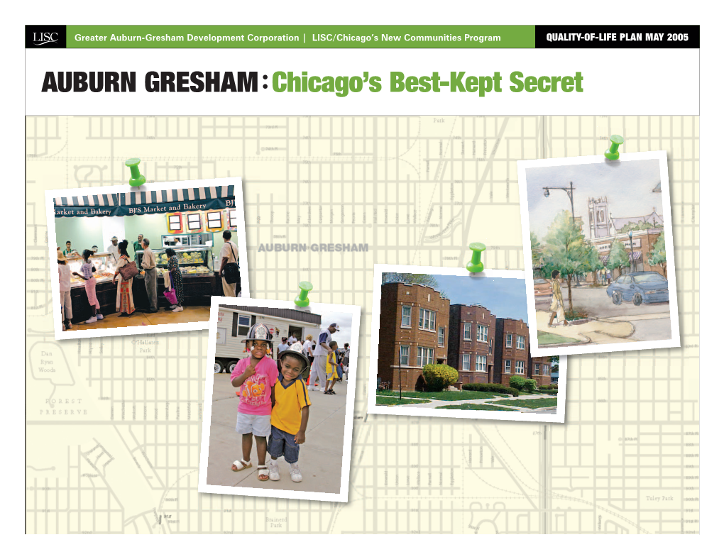 AUBURN GRESHAM : Chicago’S Best-Kept Secret PLANNING TASK FORCE Auburn Gresham