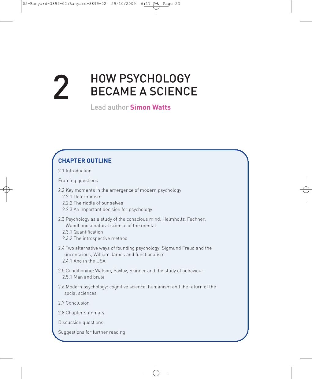 2 How Psychology Became a Science