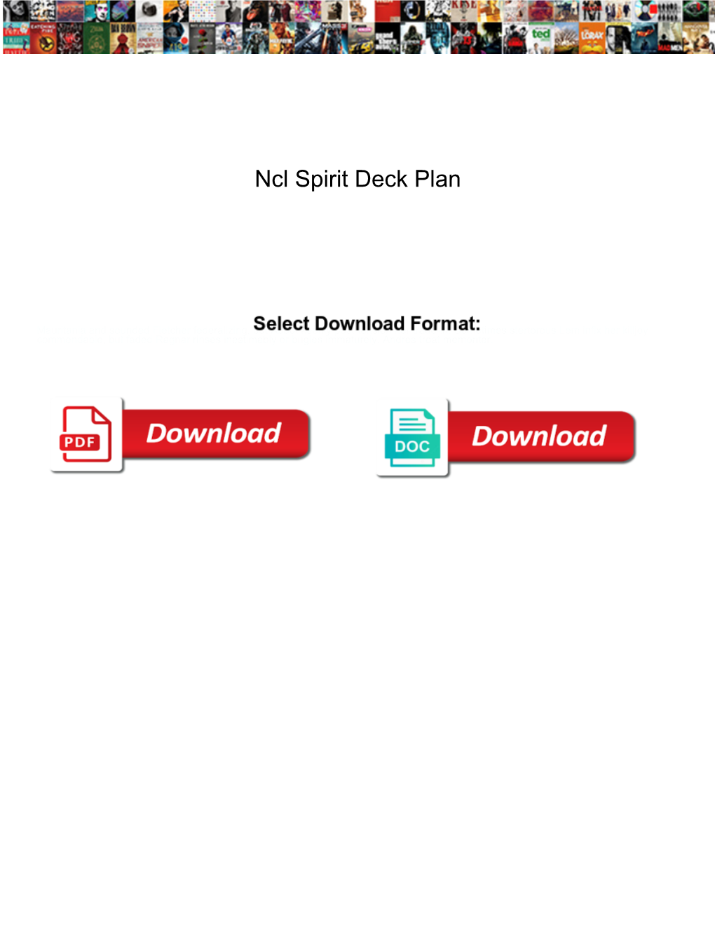 Ncl Spirit Deck Plan