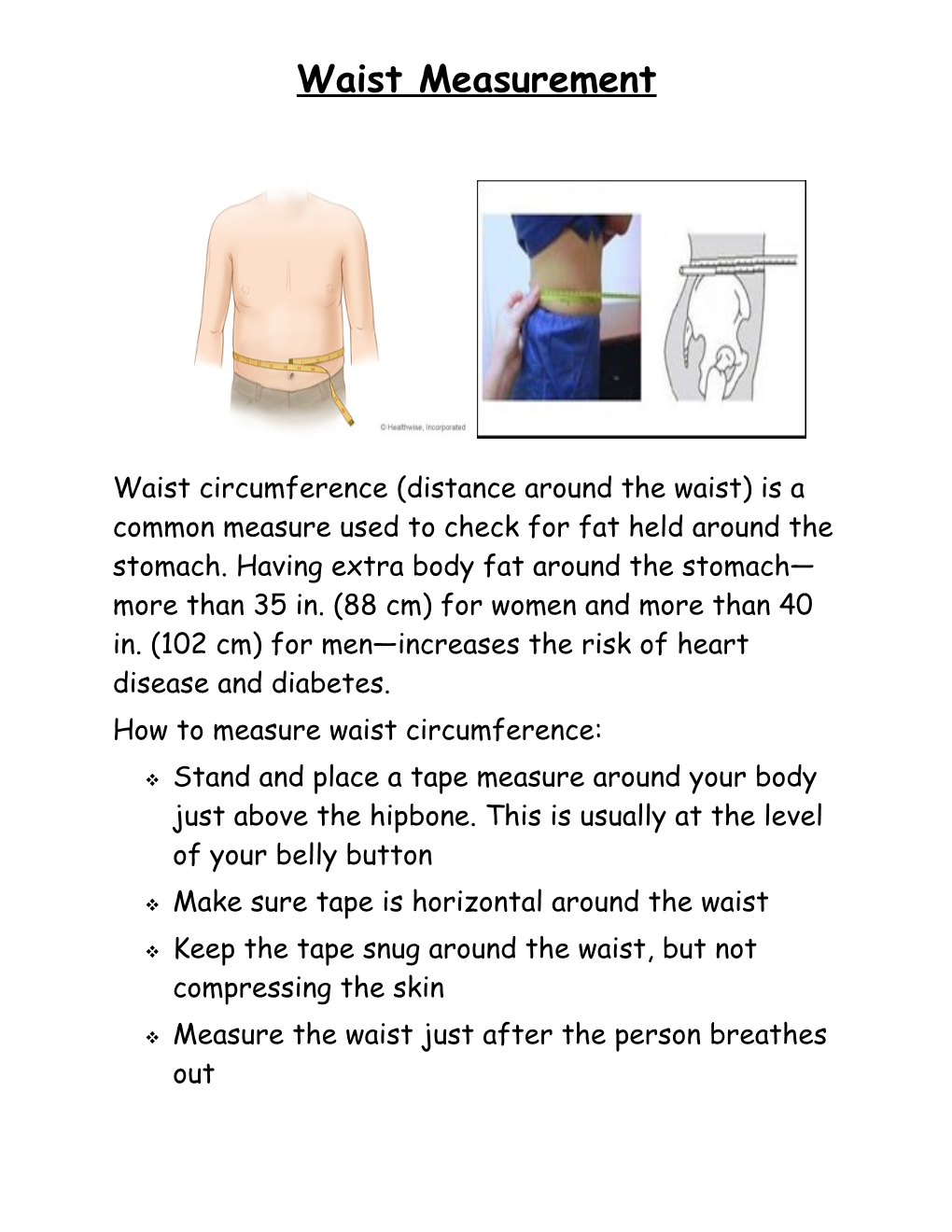 Blood Pressure Measurement (BP)