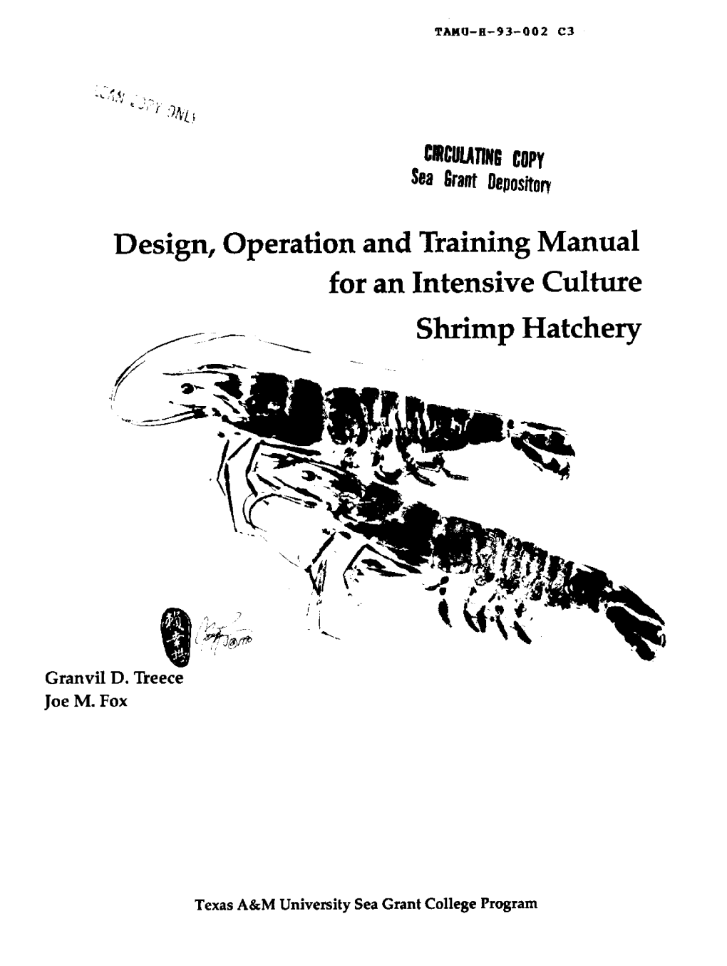 Penaeus Monodon! Open Thelycum Type Or Non-Grooved Shrimp! Lxing, 1948!