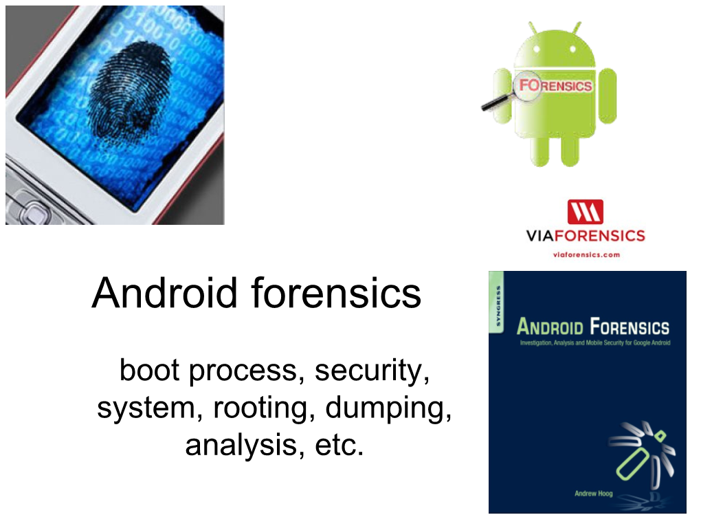 Android Forensics