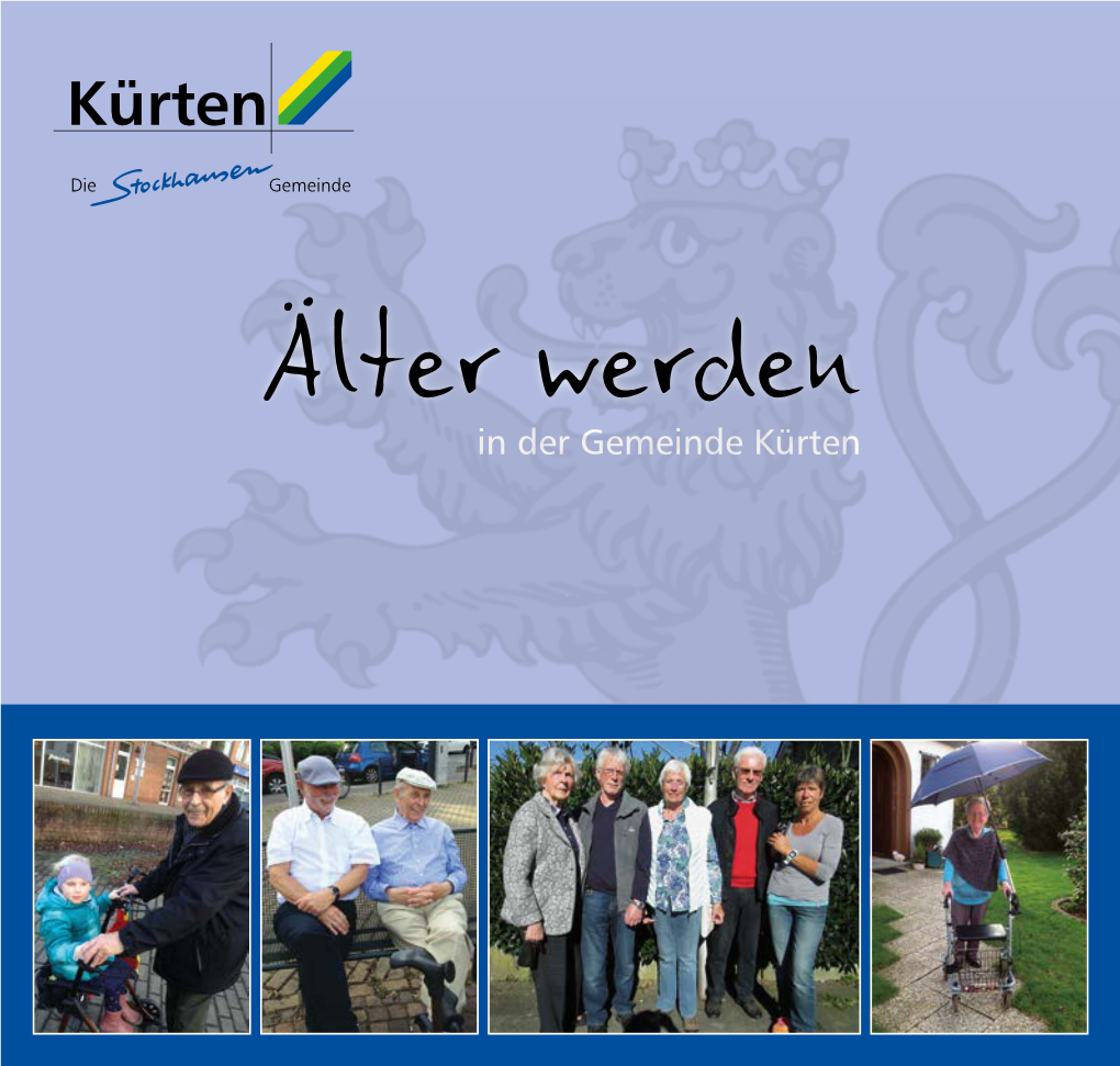 Seniorenwegweiser "Älter Werden in Der Gemeinde Kürten"