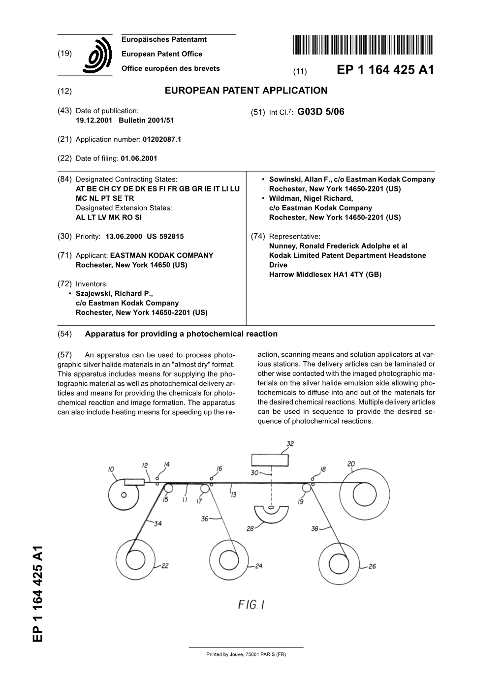 Apparatus for Providing a Photochemical Reaction