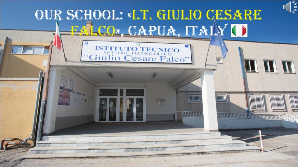 Our School: «I.T. Giulio Cesare Falco», Capua, Italy