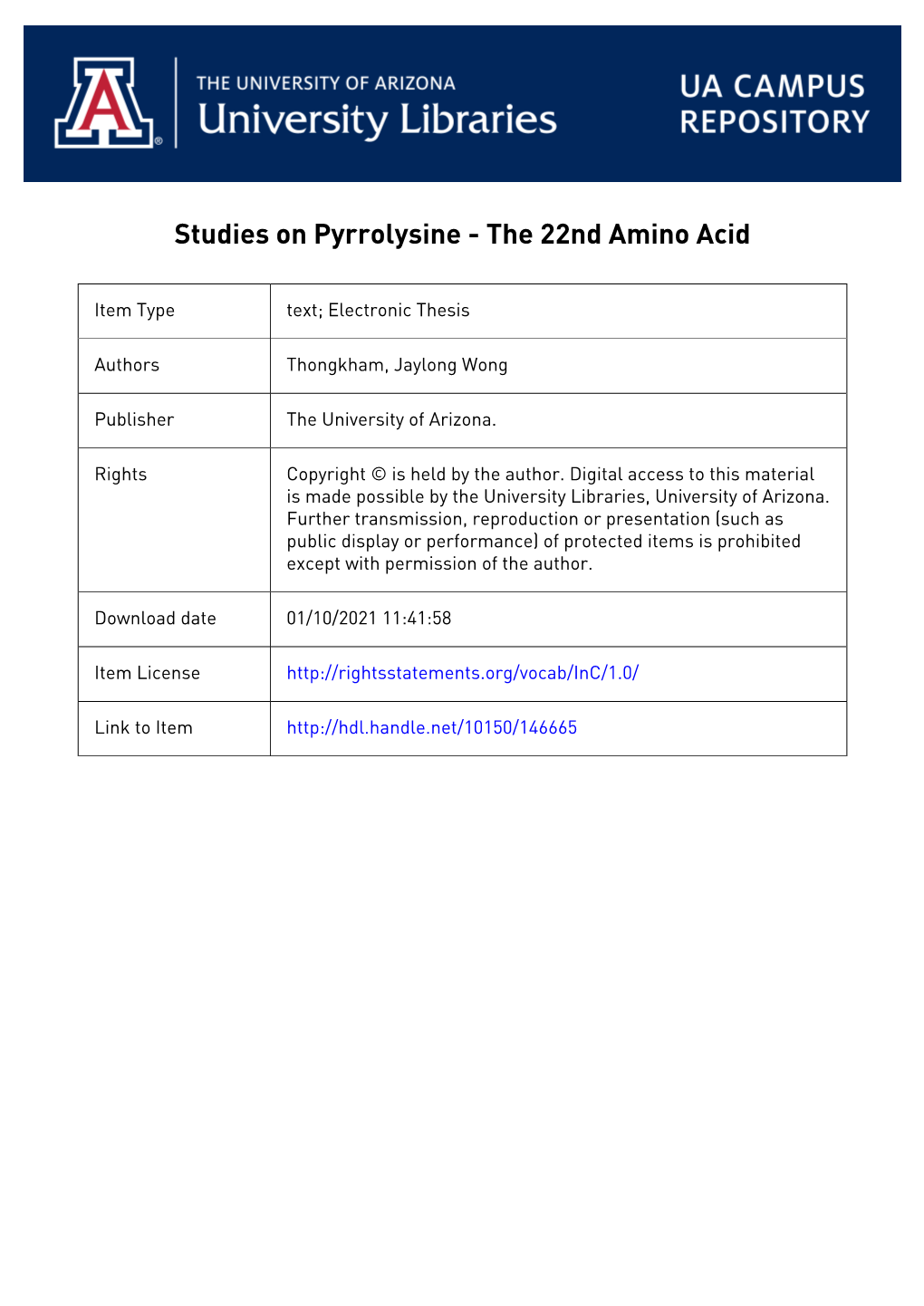 The 22 Amino Acid by Jaylong Wong Thongkham