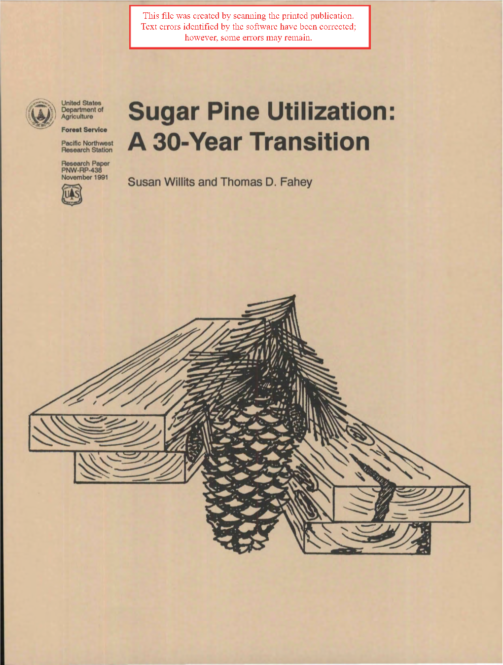 Sugar Pine Utilization: a 30-Year Transition