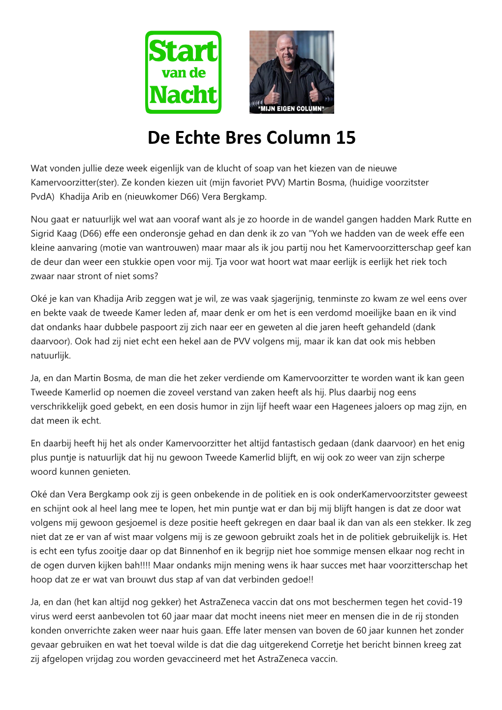 De Echte Bres Column 15