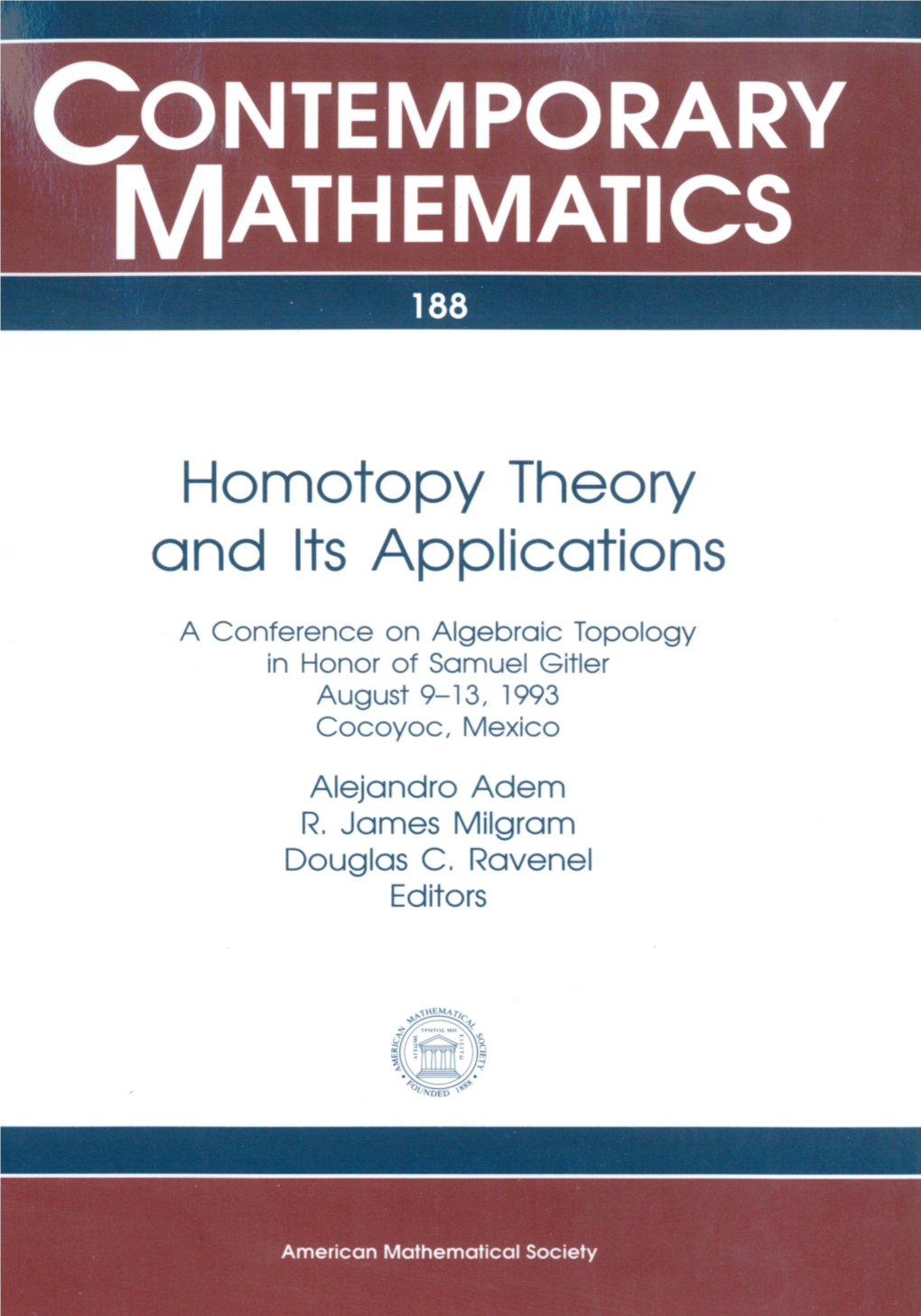 Contemporary Mathematics 188