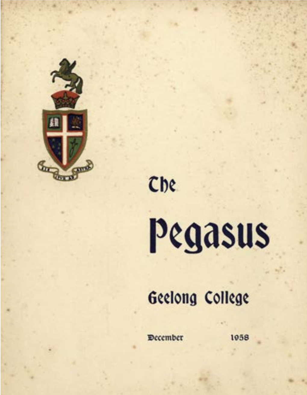 Pegasus December 1958