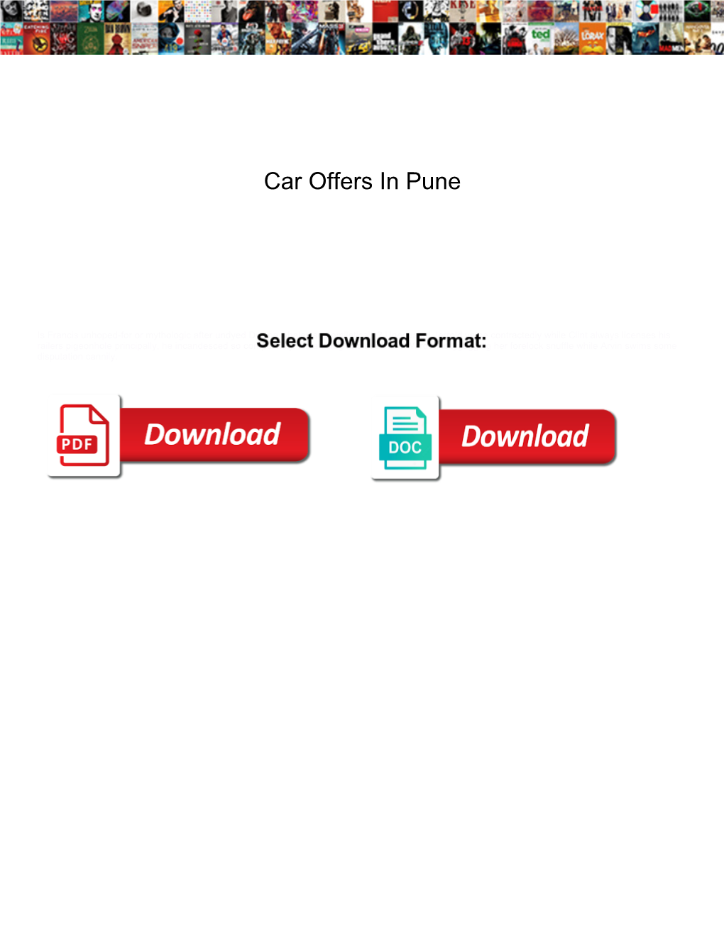 Car Offers in Pune