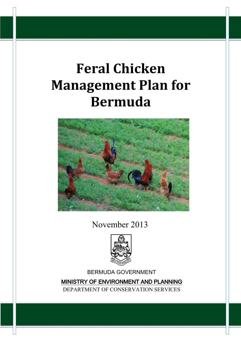 Chicken Management Plan FINAL