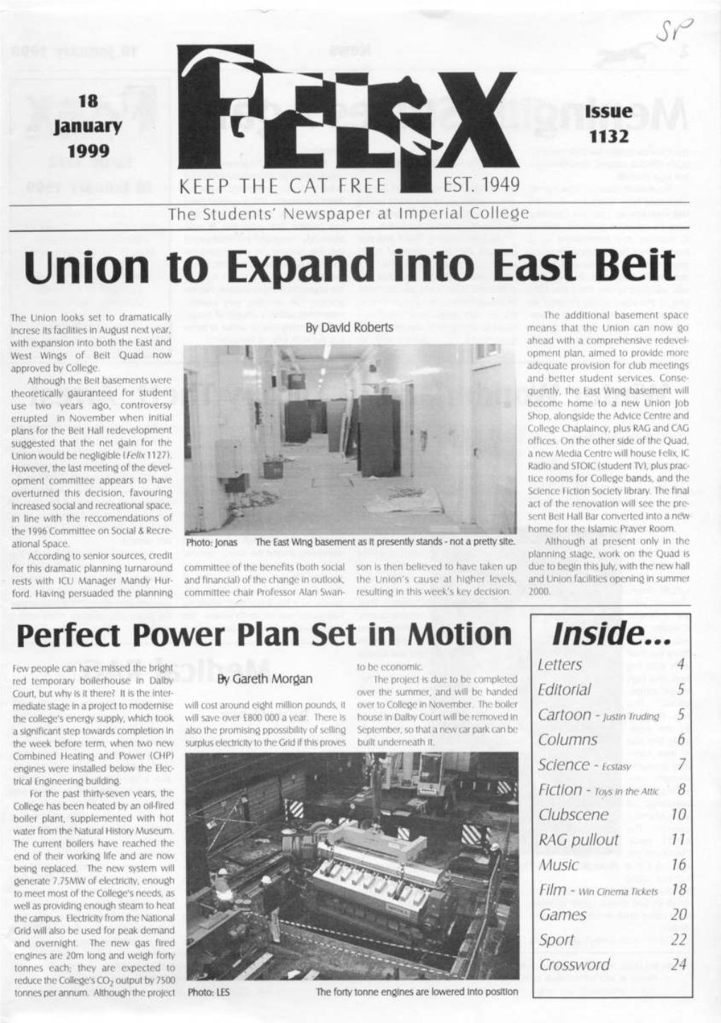 Felix Issue 1131, 1999