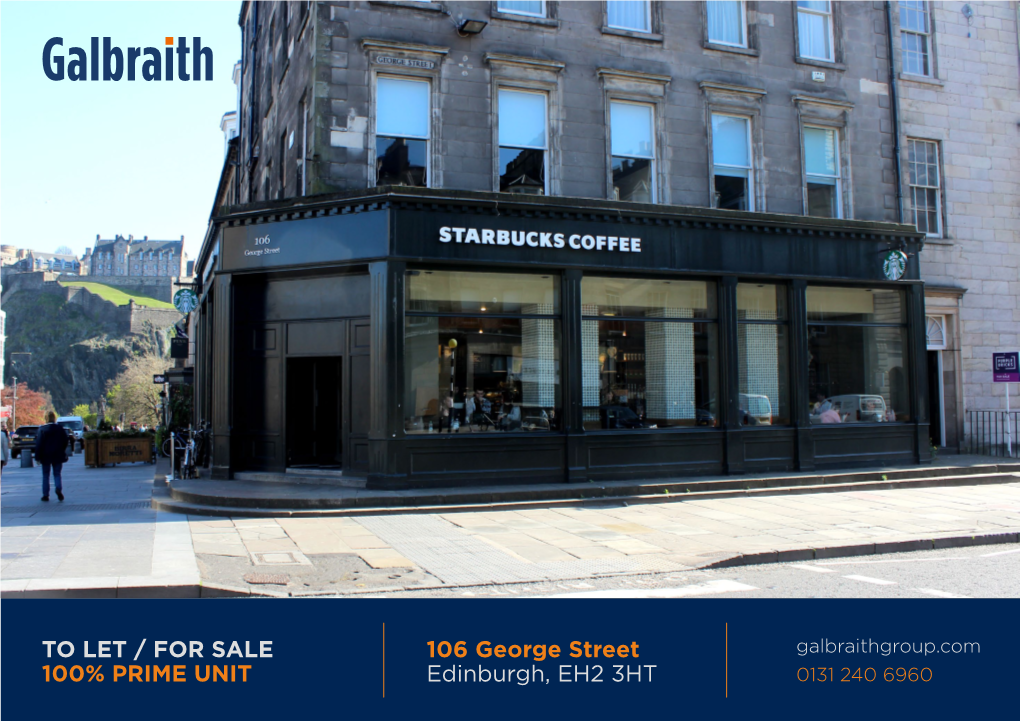 106 George Street Edinburgh EH2 3HT RENT Client