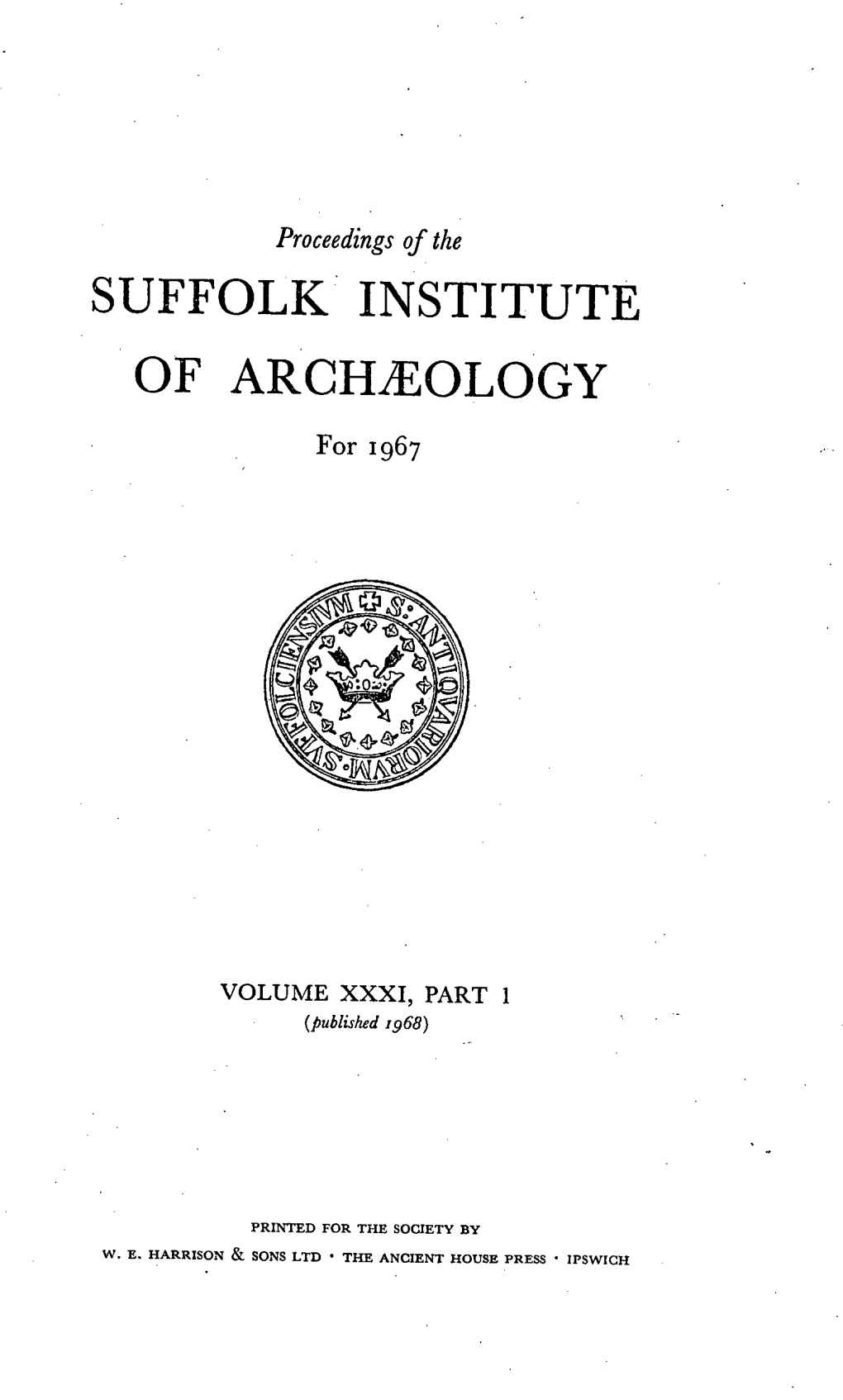 Suffolk Institute of Archaeology
