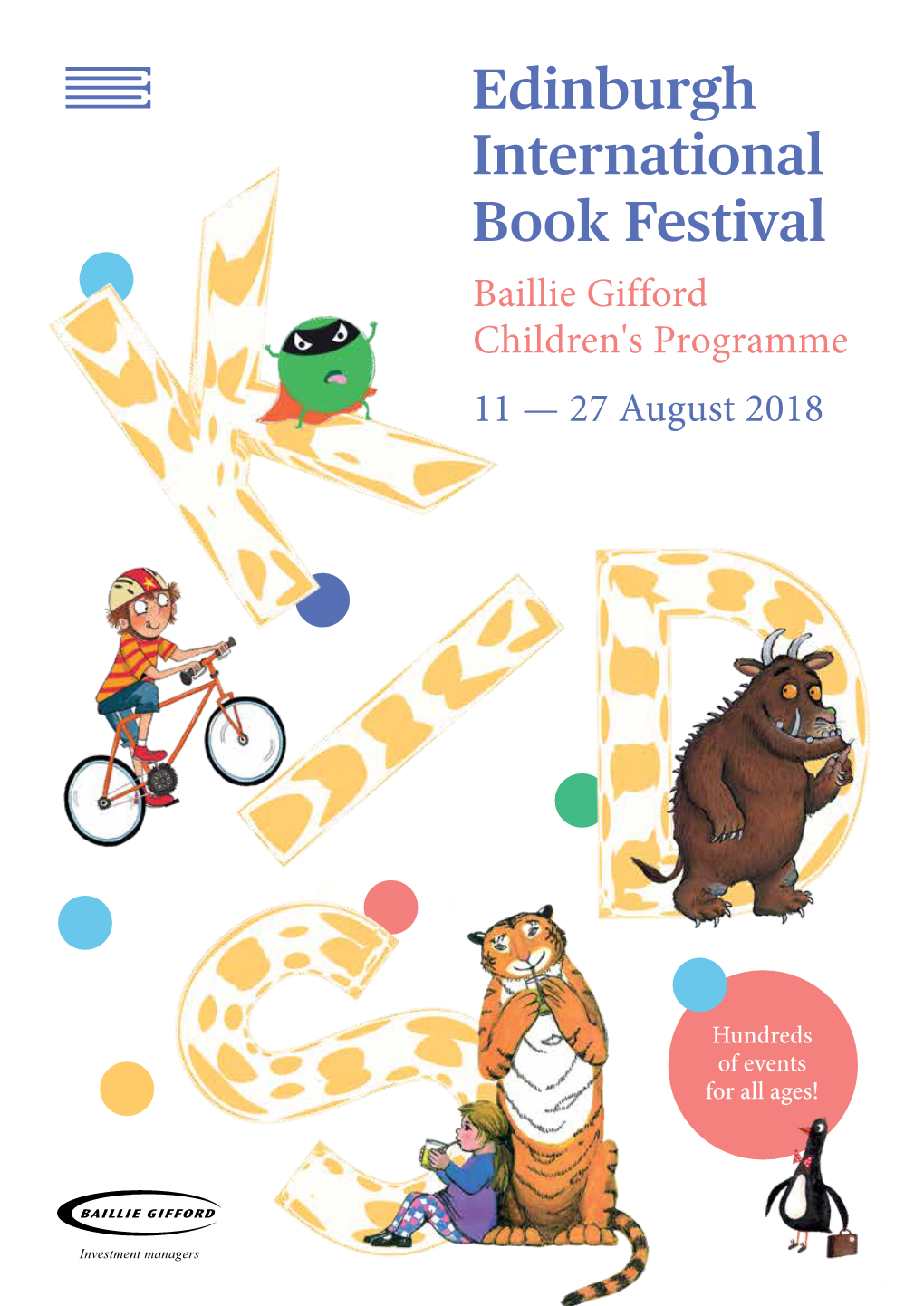 Baillie Gifford Children's Programme 11 — 27 August 2018