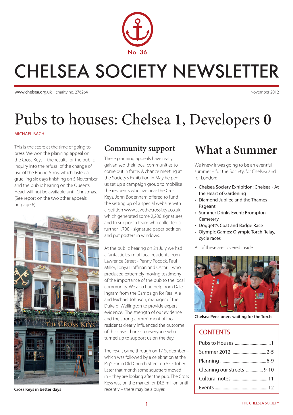 Chelsea Society Newsletter