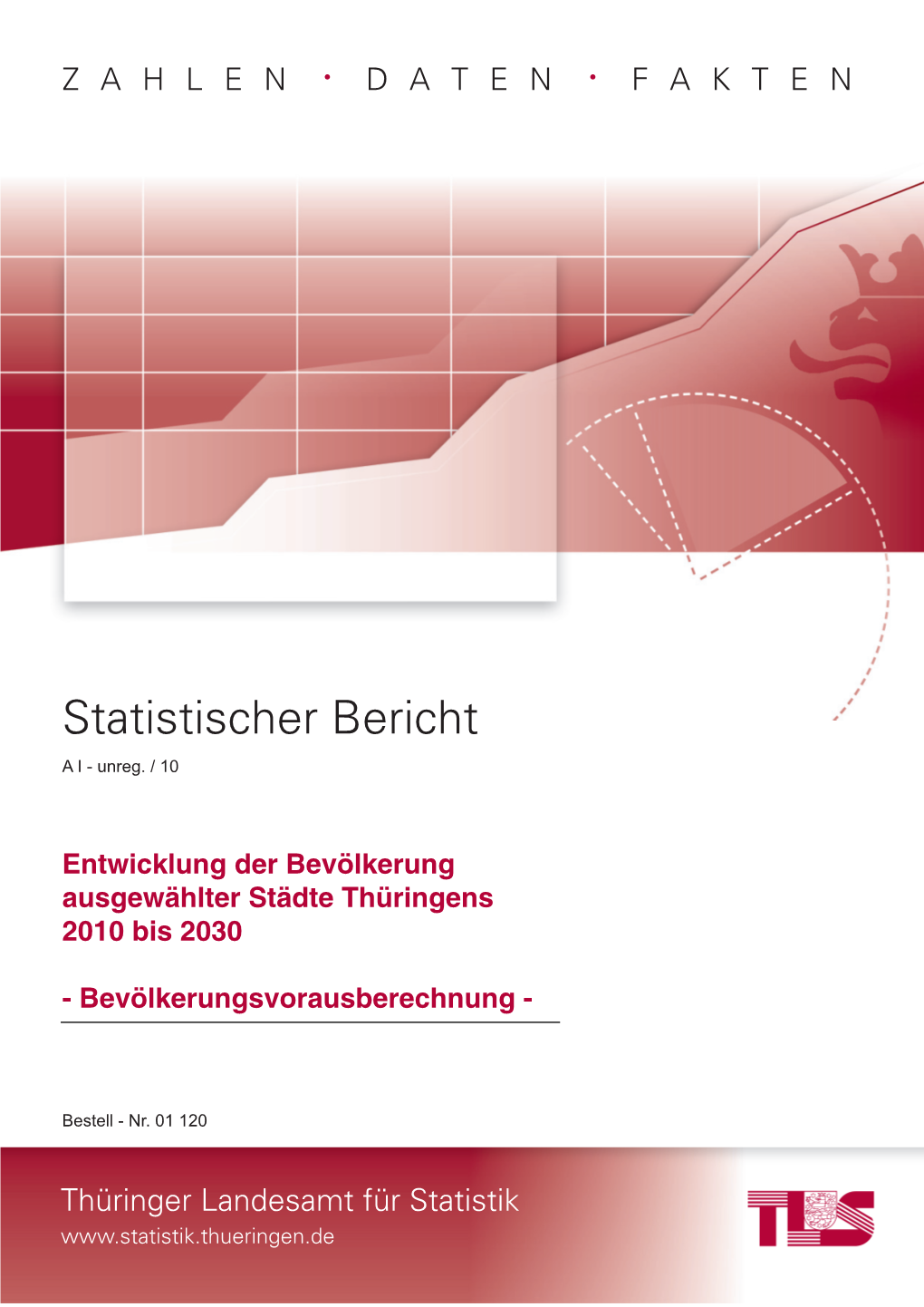 Entwicklung Der Bevölkerung Ausgewählter Städte Thüringens 2010 Bis 2030