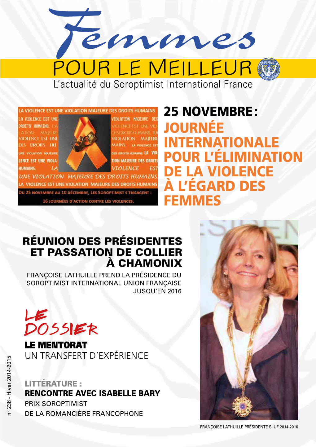 Pour Le Meilleur La Défense Des Droits Humains Pour Magazine Trimestriel Du Soroptimist International France