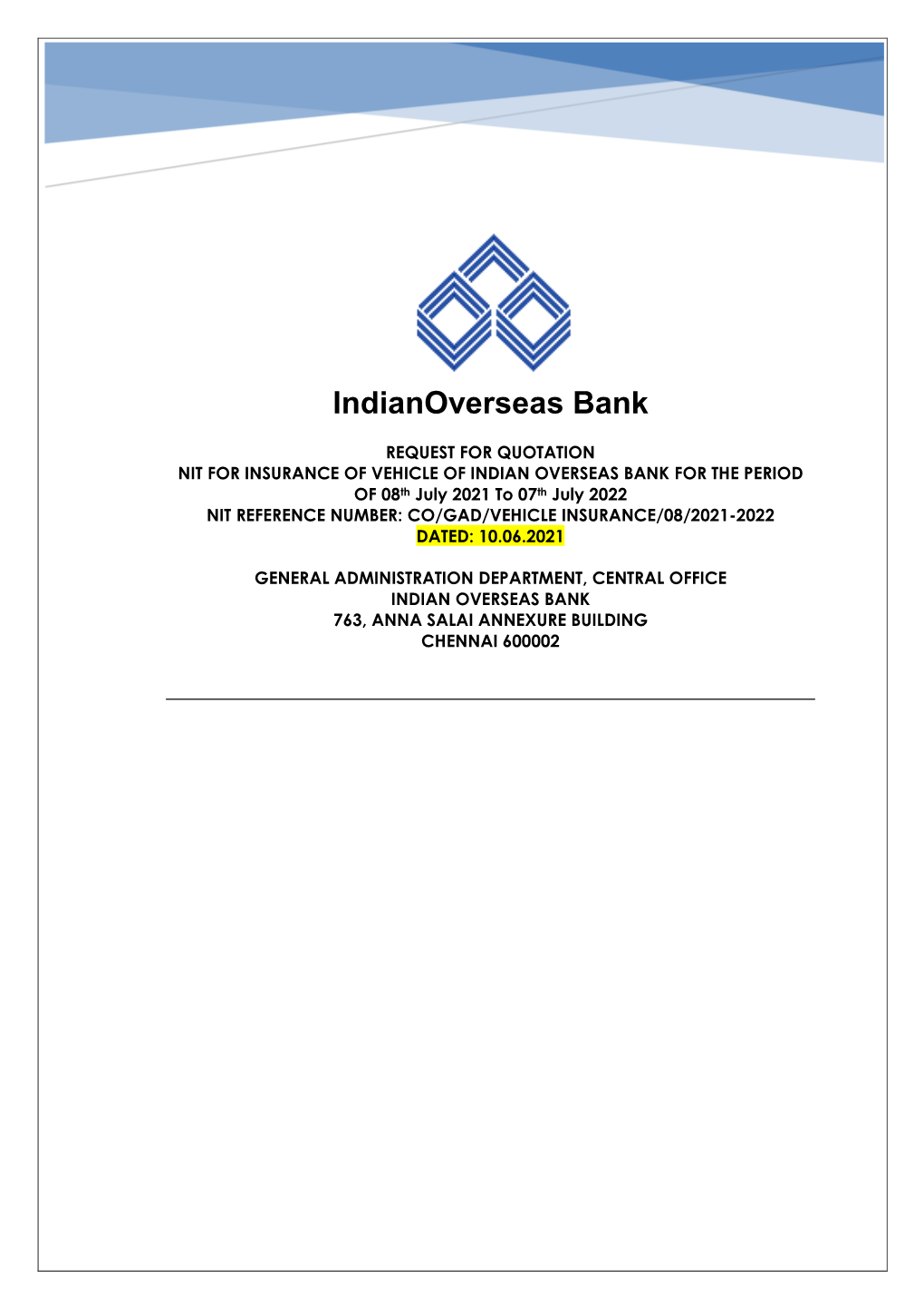 Indianoverseas Bank