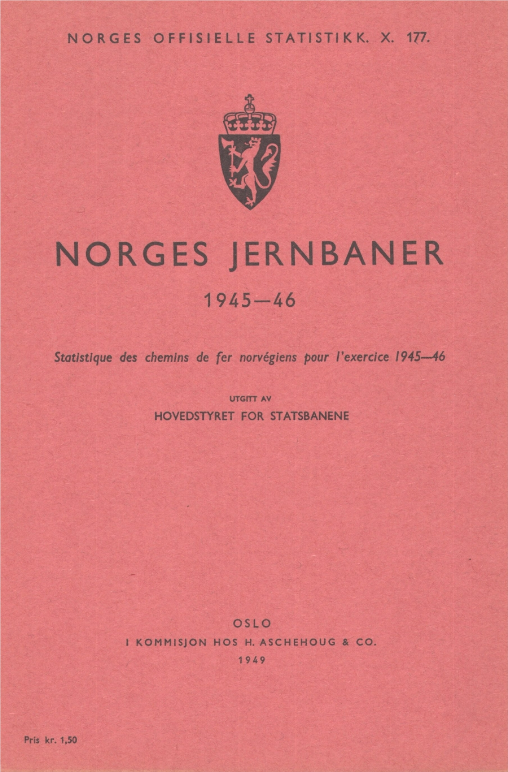 Norges Jernbaner 1945-46