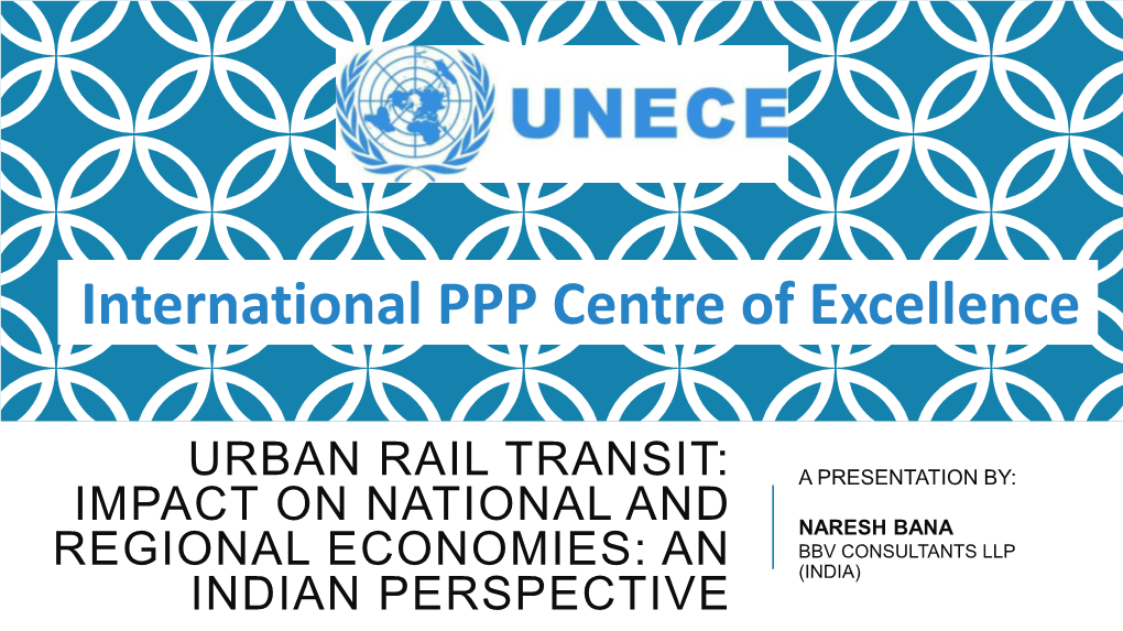 Urban Rail Transit: Impact on National and Regional Economies