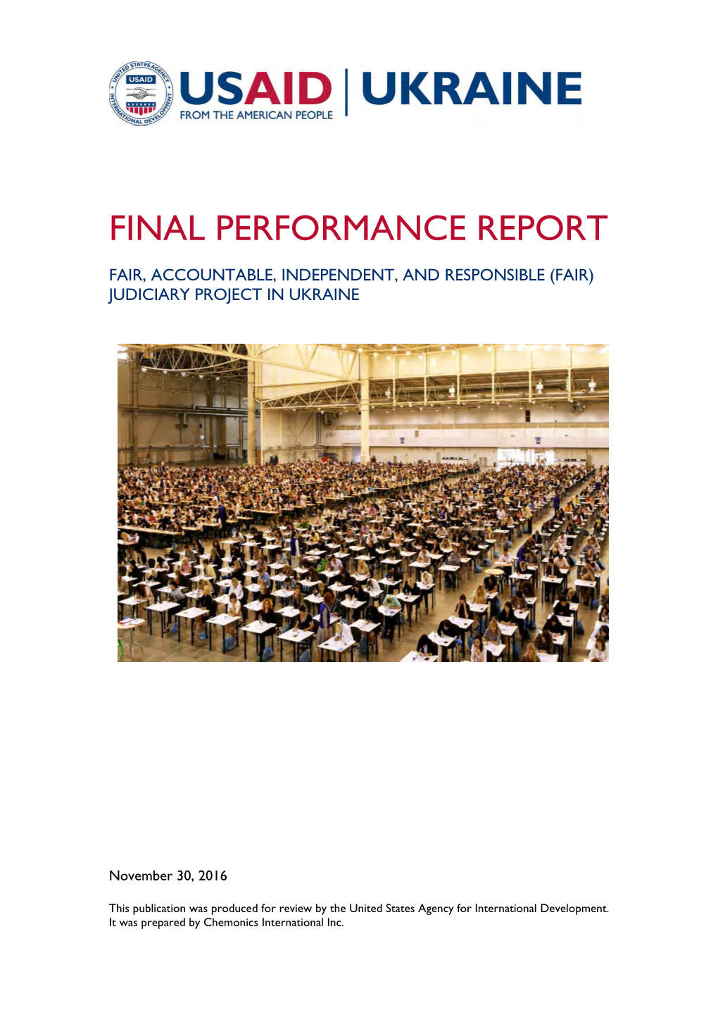 Final Performance Report