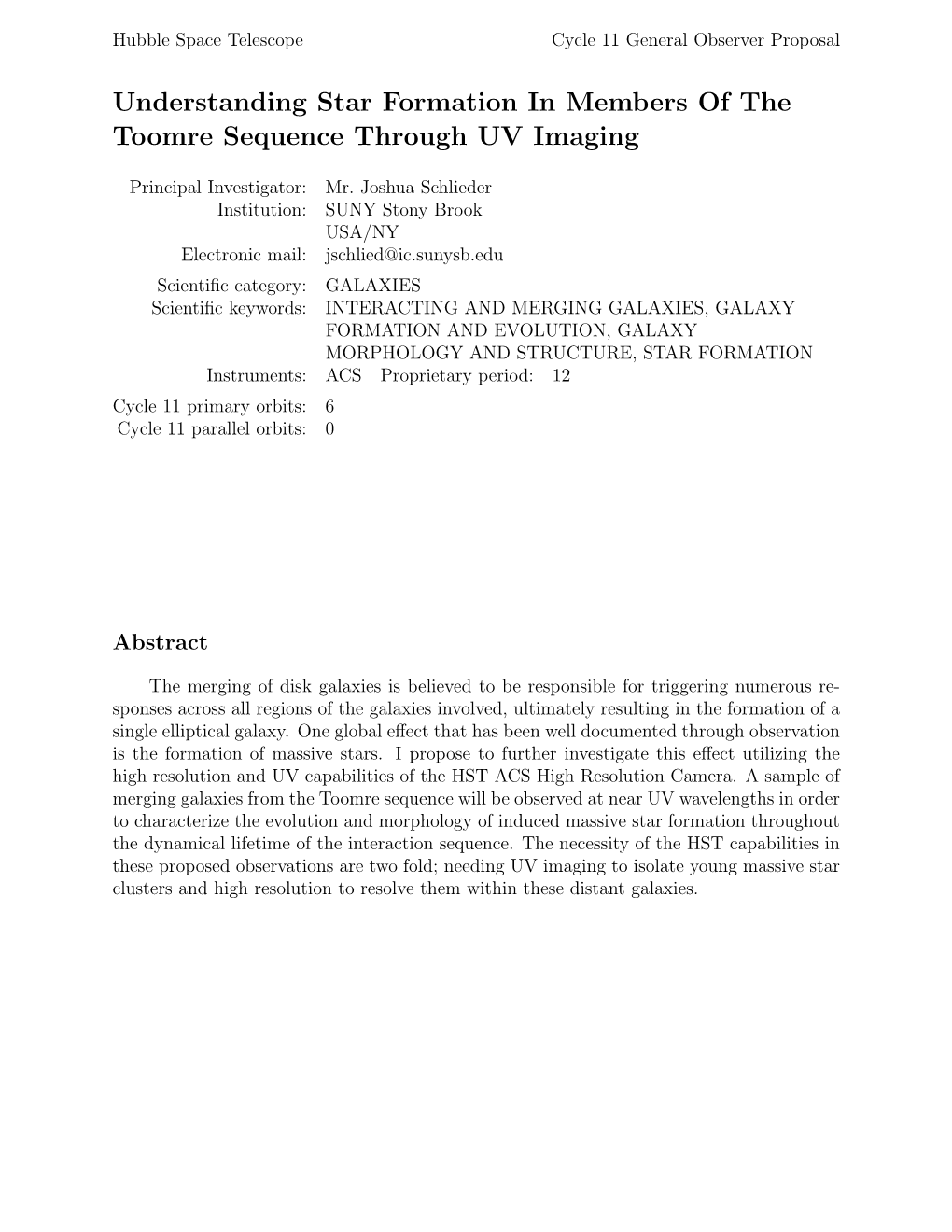 Understanding Star Formation in Members of the Toomre Sequence Through UV Imaging