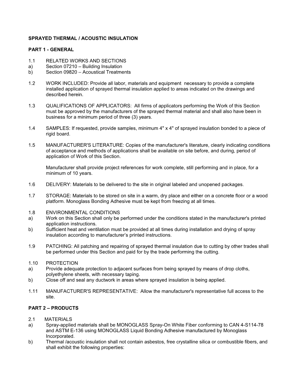 Monoglass 3-Part Spec s1