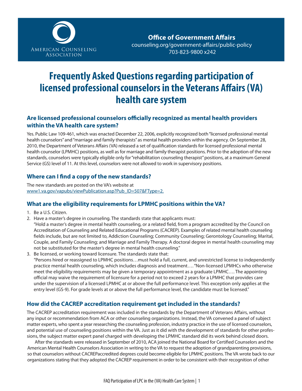 (VA) Health Care System