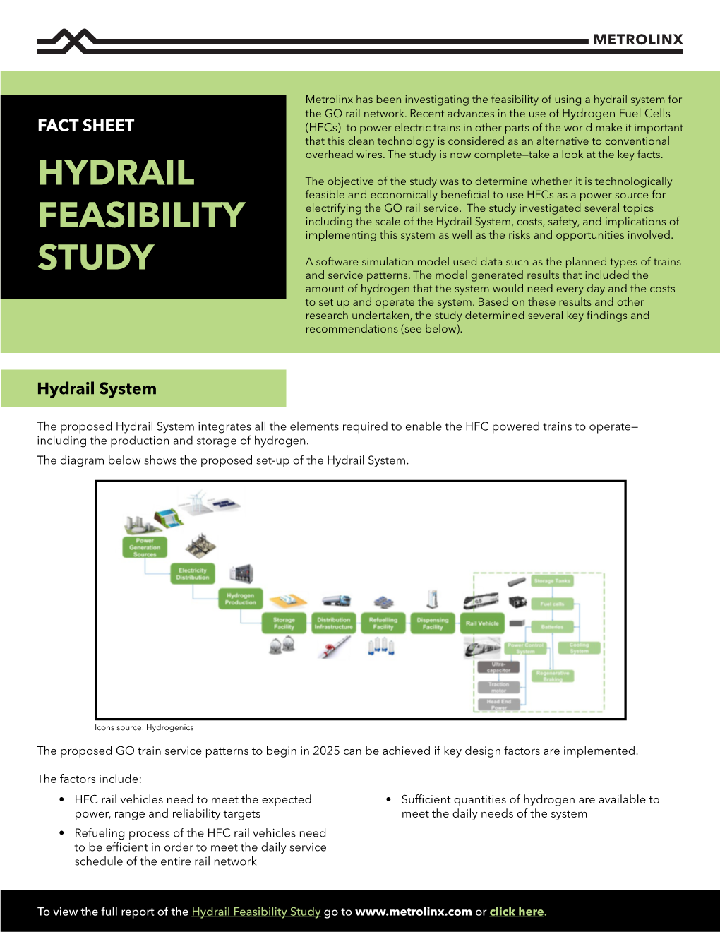 Hydrail Feasibility Study Go to Or Click Here