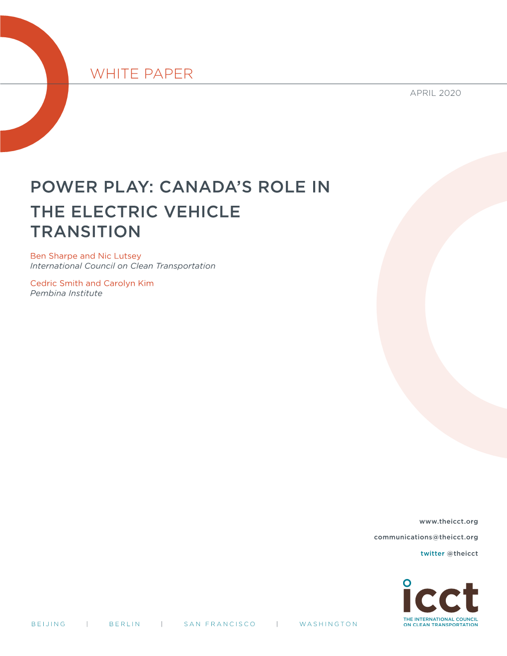 Power Play: Canada's Role in the Electric Vehicle Transition