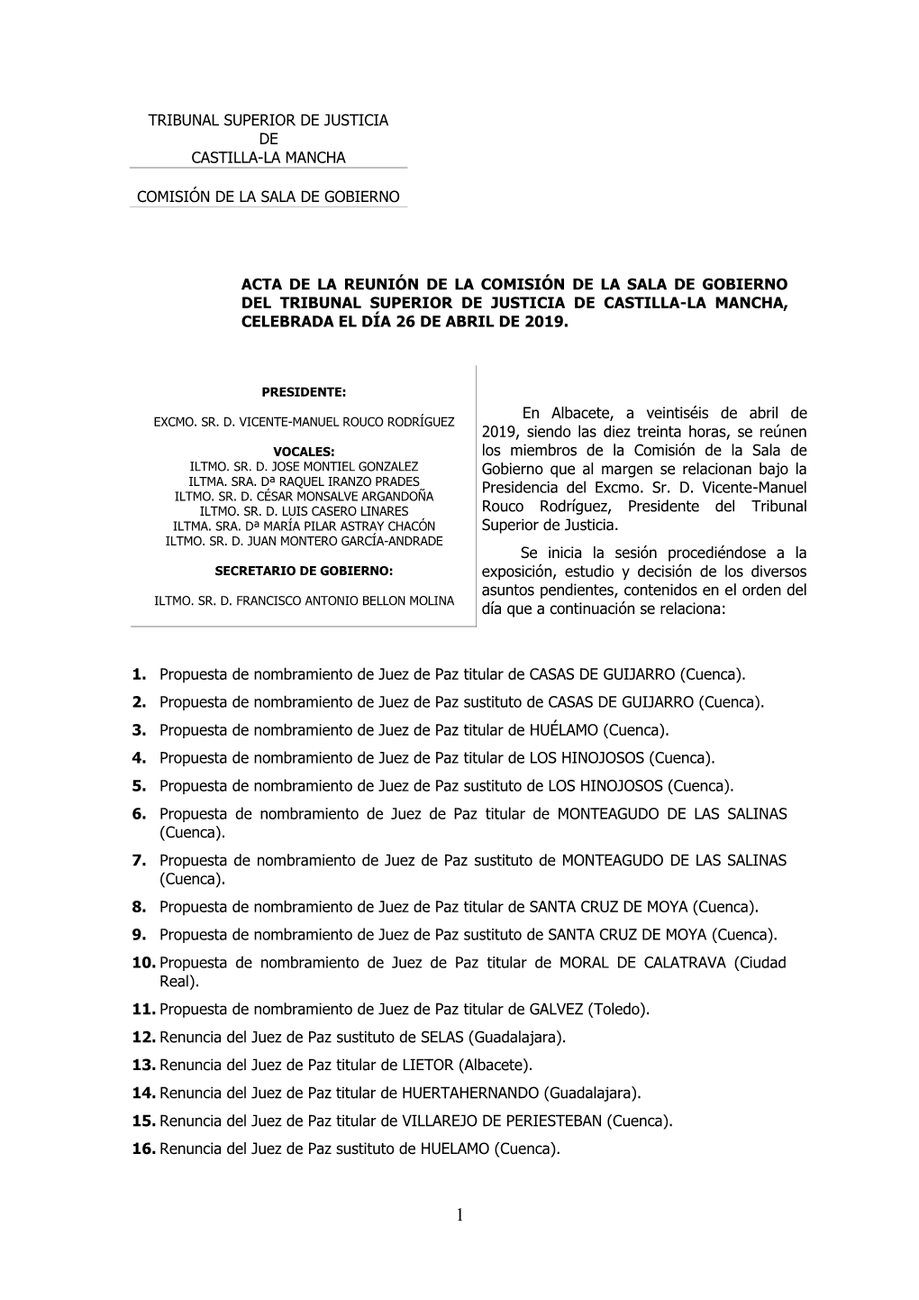 Tribunal Superior De Justicia De Castilla-La Mancha