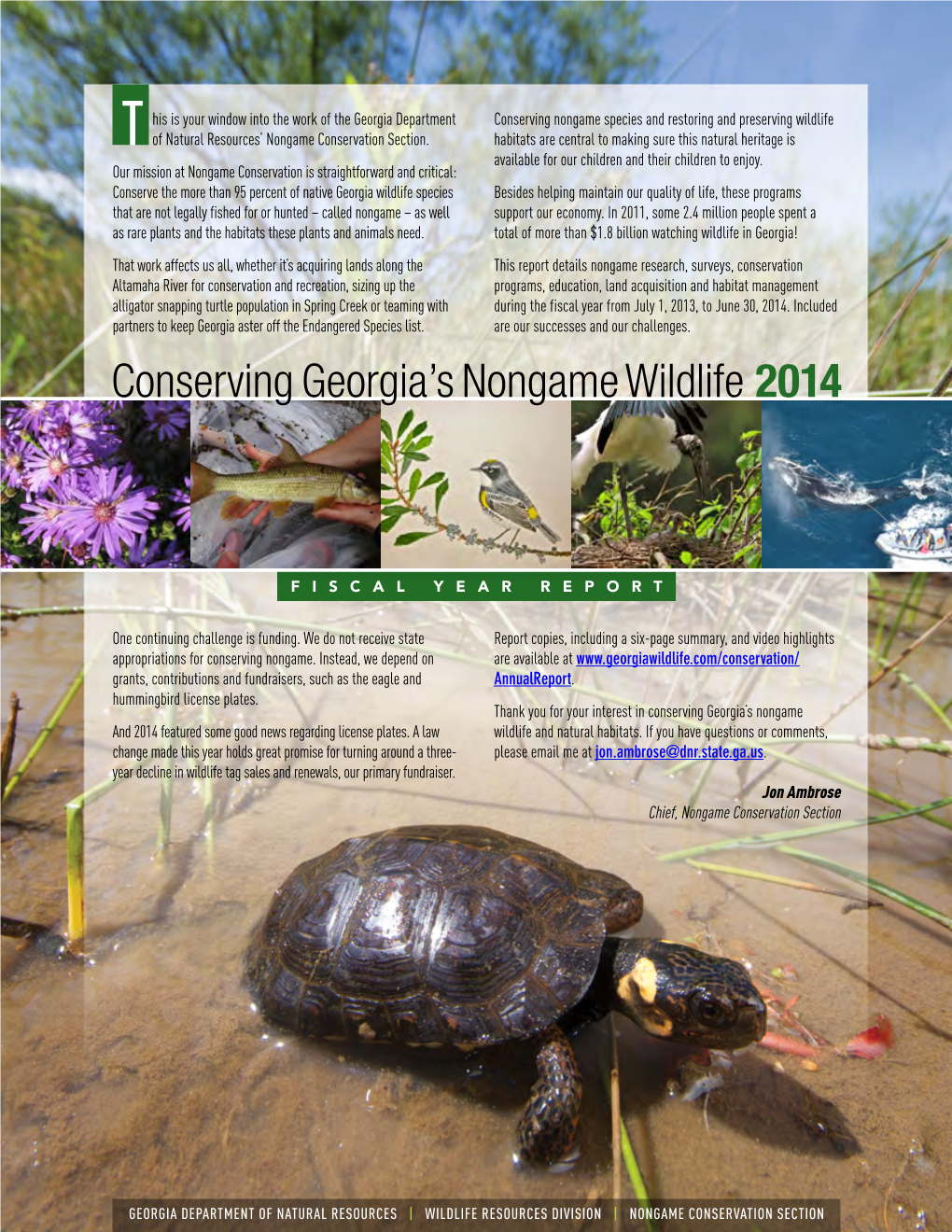 Conserving Georgia's Nongame Wildlife 2014