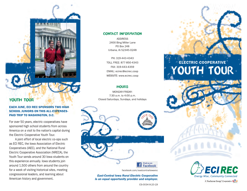 Youth Tour Brochure