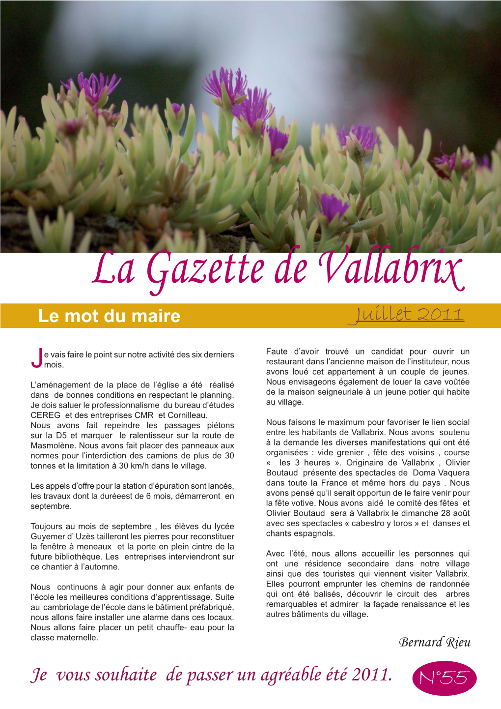 La Gazette De Vallabrix