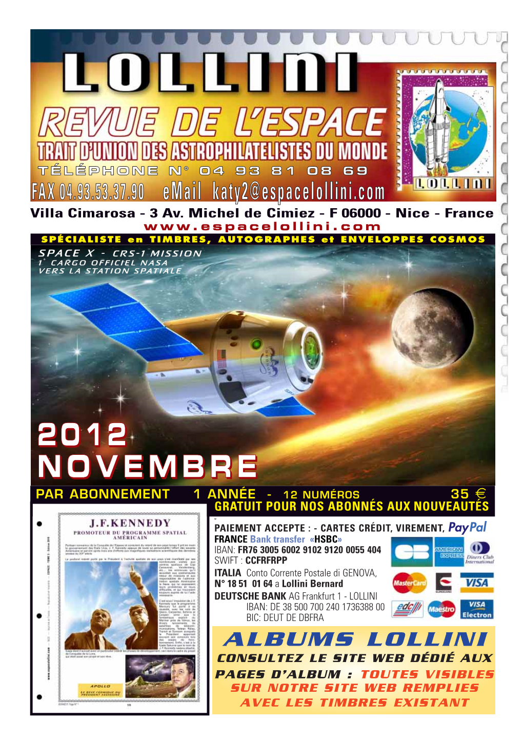Space Revue NOVEMBER 2012