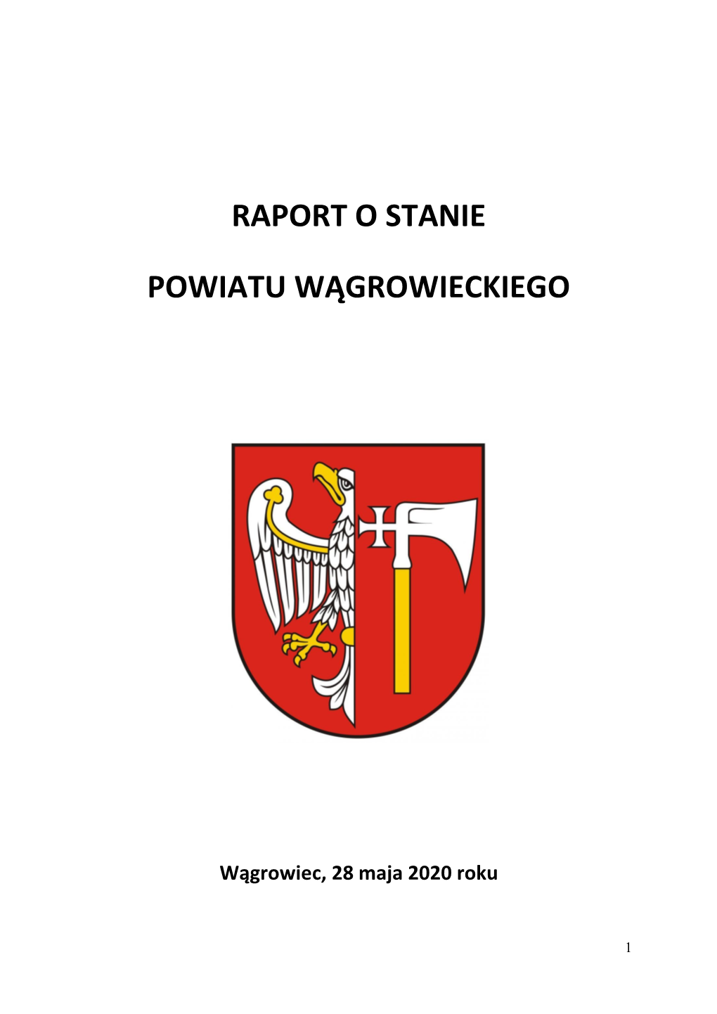 Raport O Stanie Powiatu Wągrowieckiego