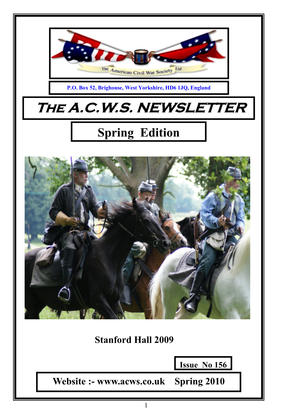 The A.C.W.S. NEWSLETTER