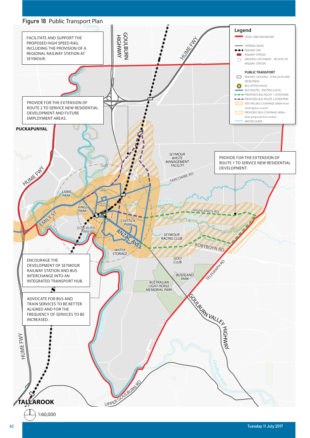 TALLAROOK Figure 18 Public Transport Plan