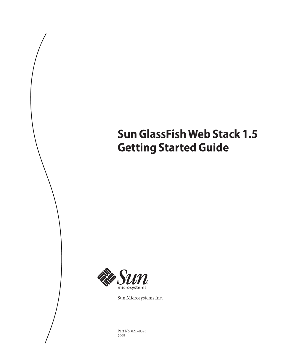 Sun Glassfish Web Stack 15 Getting Started Guide