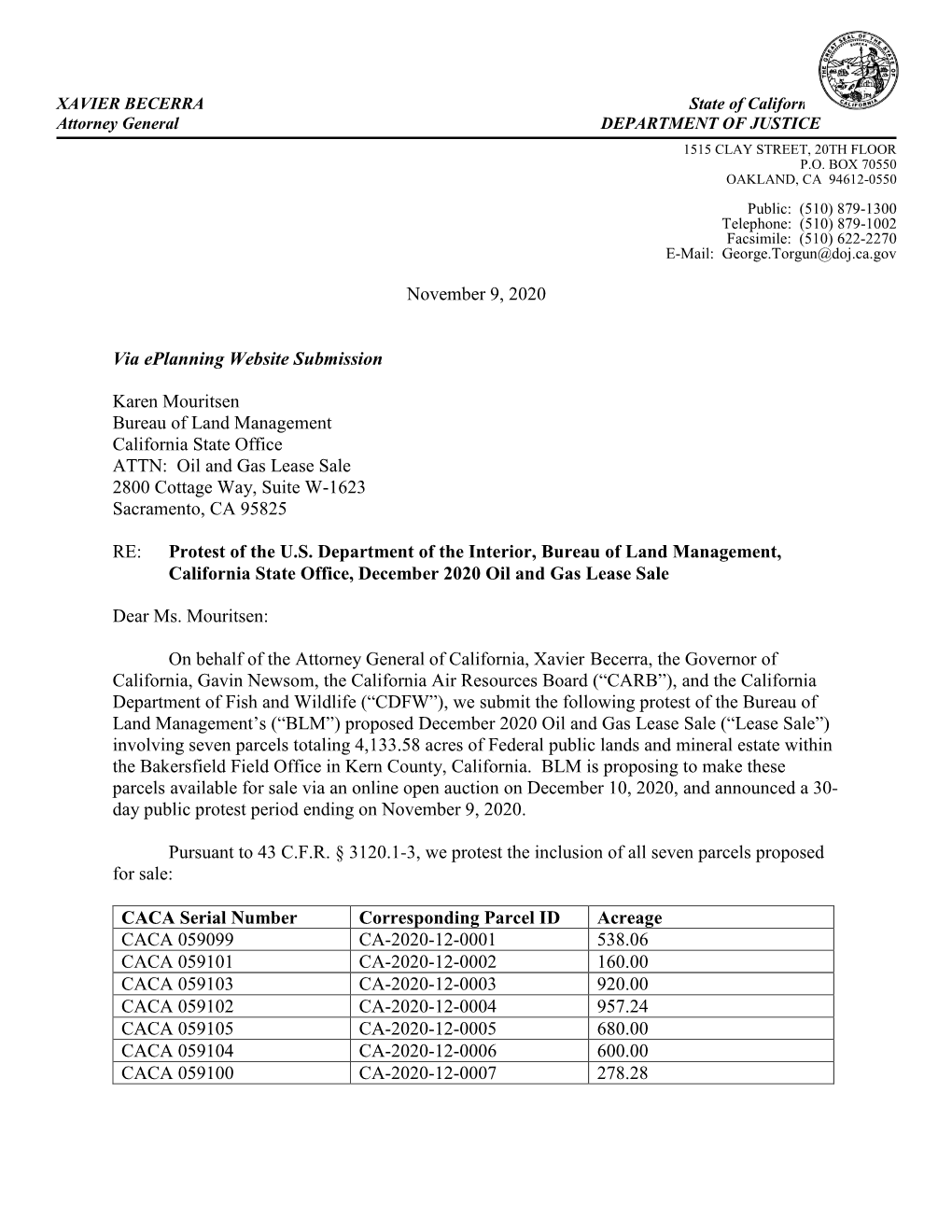 2020.11.09 BLM Protest Letter FINAL