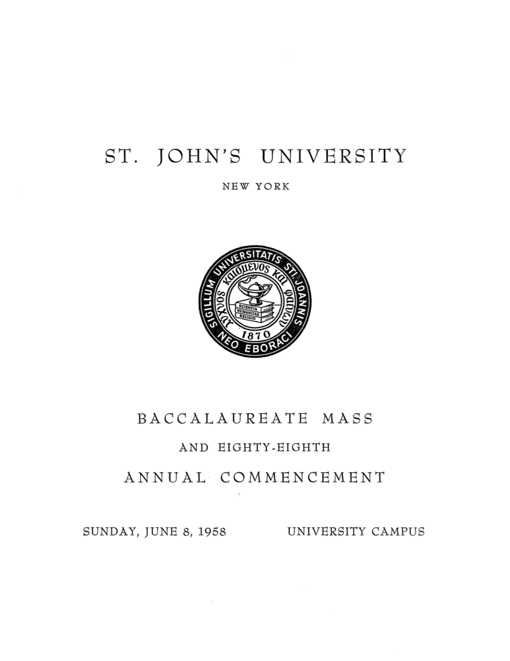 Baccalaureate Mass